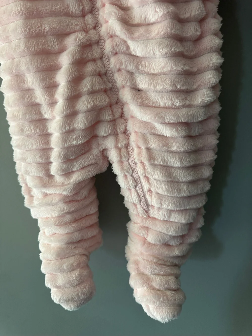 Wonder Nation | Cozy Pink Hooded One-Piece Infant Snowsuit | 6-9M